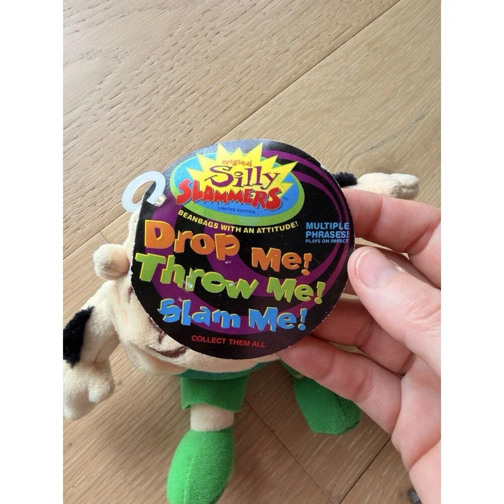 Vintage Silly Slammers #68 Killer Konrad Beanbag Plush With Tags No Sound